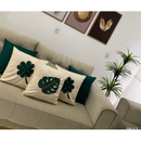 Kit 05 Capa de Almofada suede Bordada PROMOÇÃO