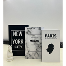 Conjunto de Caixa Livro Decorativa Organizadora Para Joias e Documentos 3pcs Papel