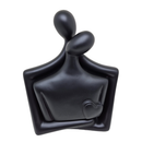 Escultura Casal Apaixonado Decoração Cerâmica Rack Sala Escritório
