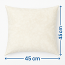 Kit até 4 Unidades Enchimento Almofada Refil 45x45 Antibacteriano Premium Luxo Cama