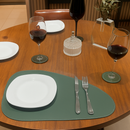 Jogo Americano Sousplat De Mesa em Sintético Decoração Organico