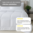 Edredom Casal Queen King Dupla Face Toque Pluma 100% Algodão Tecido Macio Conforto de Hotel Premium