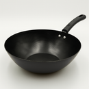 Frigideira Wok Antiaderente Tipo Chinesa Funda 30,5 Cm 3,5 Litros Aço Carbono Não Gruda