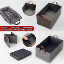KIT 4/6/8 Cesto Caixa De Armazenamento de roupa Cesto Organizador de Guarda-Roupas, Multiuso Rígido Caixa 47cmx28cm