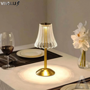 Lâmpada Abajur Mesa Com Barra Led Sensor Toque De Luz Quarto Sem Fio 3 Cores Luminária LED Moderno
