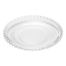 Conjunto com 4 Pratos de Sobremesa Wolff Pearl em Cristal Incolor –