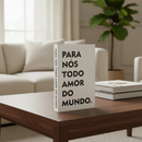 Conjunto 3 Livros Caixa Porta Objetos Decorativo - Familia - Fashion - Amor