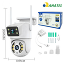 Câmera de segurança YOOSEE IP66 Wi-Fi com lente dupla e sensor de movimento 360° YIHAN
