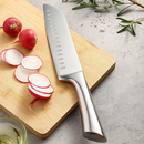 Kit 5 Facas De Cozinha Profissional Aço Inox Conjunto Completo Para Cozinhar